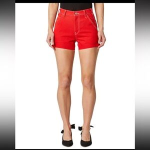 NWT Hudson Carpenter Denim Shorts Jasper Red Size 31 $165